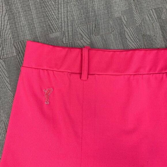 Golfino Skort Womens 4 Neon Pink Inner Lined UV Protection Pleated Stretch Waist - Picture 4 of 12